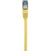 Renkforce RF-5153668 RJ45 síťové kabely, propojovací kabely CAT 6A S/FTP 3.00 m žlutá s ochranou, samozhášecí 1 ks
