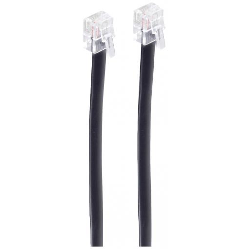 Shiverpeaks ISDN kabel [1x RJ12 zástrčka 6p6c - 1x RJ12 zástrčka 6p6c] 3 m černá
