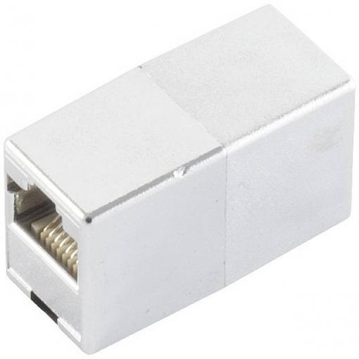 Shiverpeaks telefonní adaptér [1x RJ45 zástrčka 8p8c - 1x RJ45 zástrčka 8p8c] stříbrná