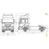 Thicon Models 52001 MAN F2000 1:14 elektrický RC model nákladního automobilu stavebnice