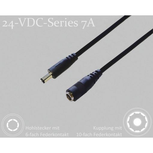 BKL Electronic 075915 DC konektor Dutá DC zástrčka - DC spojka 5.5 mm 2.5 mm 5.5 mm 2.5 mm 2 m 1 ks Single