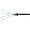 LogiLink CQ9053S RJ45 síťové kabely, propojovací kabely CAT 6A U/FTP 2.00 m černá extrémně tenký , samozhášecí, flexibilní provedení, fóliové stínění, bez