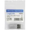 LogiLink USB 3.0 adaptér [1x USB 3.0 zástrčka A - 1x USB 3.0 zásuvka C] AU0056 0 mm