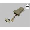 BKL Electronic 10121106 adaptér D-SUB zásuvka 9pólová - RJ45 zásuvka 1 ks Single