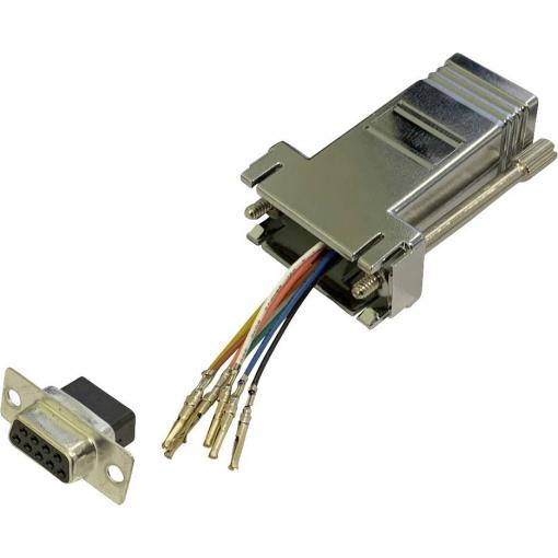 BKL Electronic 10121108 adaptér D-SUB zásuvka 9pólová - RJ45 zásuvka 1 ks Single