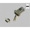 BKL Electronic 10121111 adaptér D-SUB zástrčka 9pólová - RJ45 zásuvka 1 ks Single