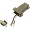 BKL Electronic 10121100 adaptér D-SUB zásuvka 9pólová - RJ12 zásuvka 1 ks Single