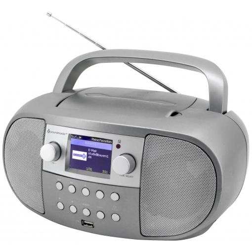 soundmaster SCD7600TI SCD7600TI internetové stolní rádio, DAB+, FM, internetové, CD, USB, Bluetooth, Wi-Fi, internet, včetně reproduktoru, funkce alarmu, vč.