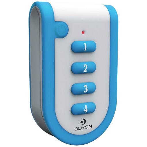 m-e modern-electronics Odyon ODYON pro HS-4 bezdrátový ruční vysílač, Dálkové ovládání s kontrolou příjmu 4kanálový Max. dosah 1 km