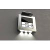 m-e modern-electronics ADV-1020 S kabelový Venkovní audiostanice pro domovní telefon venkovní jednotka, pro 2 rodiny, stříbrná, 41317