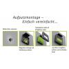 m-e modern-electronics ADV-1020 W kabelový Venkovní audiostanice pro domovní telefon venkovní jednotka, pro 2 rodiny, bílá, 41326
