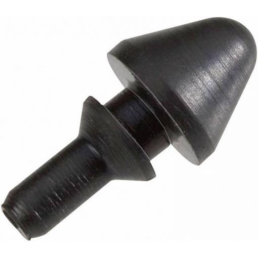 PB Fastener 1281-01 tlumicí přístrojová nožička se západkou černá (Ø x v) 8 mm x 16.7 mm 1 ks