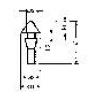 PB Fastener 1278-01 tlumicí přístrojová nožička se západkou černá (Ø x v) 6.5 mm x 12.2 mm 1 ks