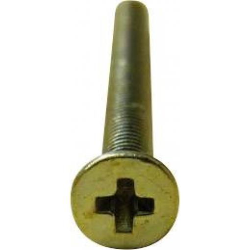 TOOLCRAFT M4*6 D965-4.8-A2K 188831 zápustný šroub M4 6 mm křížová drážka Philips DIN 965 ocel pozinkované 100 ks