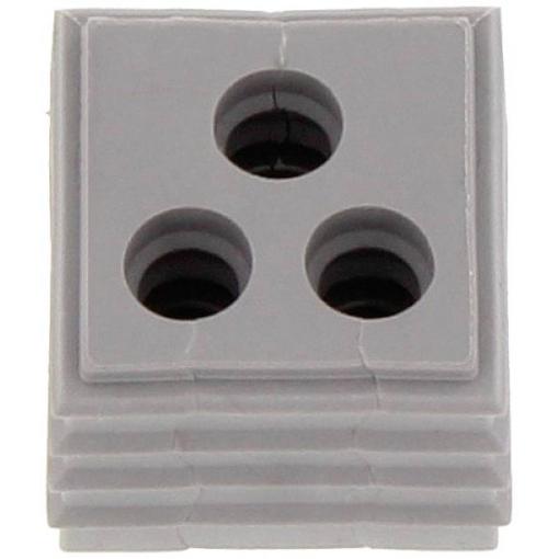 CONTA-CLIP KDS-DE 3X5-6 GR termoplastický elastomer , šedá, 10 ks