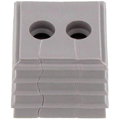 CONTA-CLIP KDS-DE 2X5-6 GR termoplastický elastomer , šedá, 10 ks