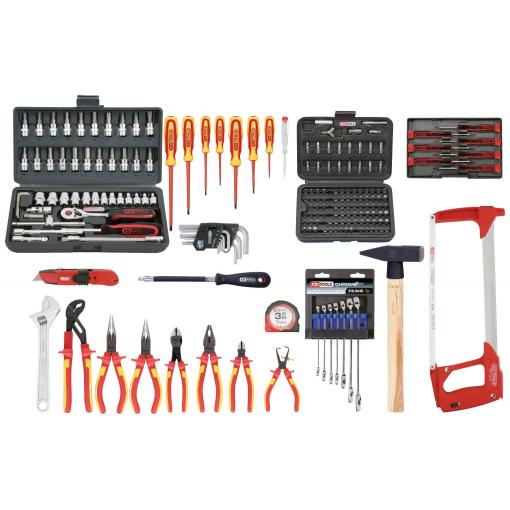 KS Tools 117.0195 pilotní kufr s nářadím, 195-dílný
