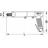 KS Tools 515.3070 #####Druckluft-Nadelentroster 1/4 (6,3 mm) 1 ks