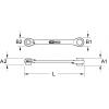 KS Tools 5.034.678 503.4678 Oboustranný ráčnový klíč s mini bity 124.50 mm