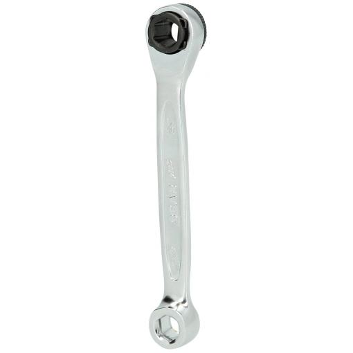 KS Tools 5.034.691 503.4691 Oboustranný ráčnový klíč s mini bity 90 mm