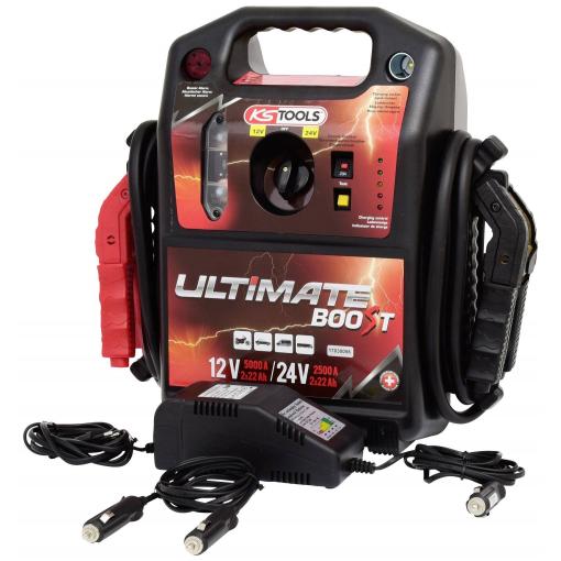KS Tools systém pro rychlé startování auta 550.1820, 550.1820, max. startovací proud 1700 A, max. startovací proud Pomocný stratovací proud (24 V)=2500 A