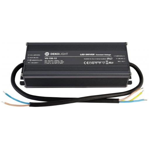 Deko Light IP, CV, V6-150-12 LED driver konstantní napětí 150 W 0 mA - 12.5 A 12 V ochrana proti přepětí 1 ks