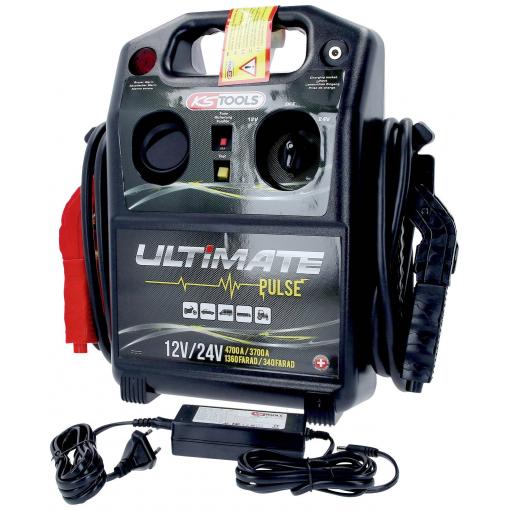 KS Tools systém pro rychlé startování auta 550.1850, 550.1850, max. startovací proud 4700 A, max. startovací proud Pomocný stratovací proud (24 V)=10000 A