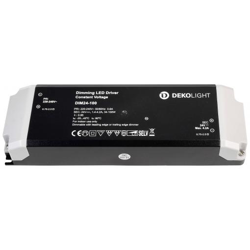 Deko Light BASIC, DIM, CV, 24V 34-100W LED driver 100 W 1420 - 4165 mA 24 V 1 ks
