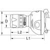 KS Tools 550.1238 LED čelovka, na baterii, 140 lm, 3 h, 550.1238