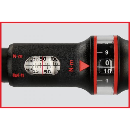 KS Tools 5161582, ERGOTORQUE®precision, momentový klíč, s ráčnou, 1/2 (12,5 mm), 80 - 420 Nm