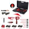 KS Tools 122.1290 Univerzální přípravek na lemování brzdových trubek FLAC 1 s hydraulickým vřetenem, 16 ks