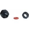 TRU COMPONENTS HX-PF-M8 N/A M8 PA66 černá 1 ks