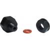 TRU COMPONENTS HX-PF-M6 M6 PA66 černá 1 ks
