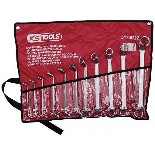 KS Tools 517.0222 517.0222 očkový klíč 11dílná Délka klíče (cm) (jen pro nadpis) 6 - 32 mm