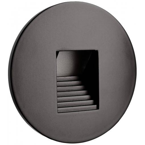 Deko Light Abdeckung rund schwarz Stufe für Alwaid 930499 kryt černá