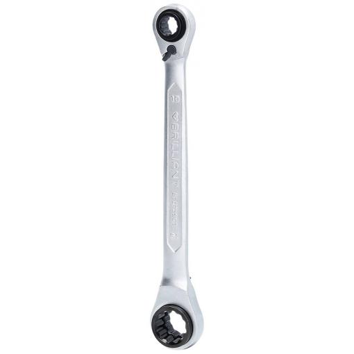 Brilliant Tools BT013901 sada oboustranných ráčnových klíčů Délka klíče (cm) (jen pro nadpis) 10 - 19 mm