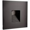 Deko Light Abdeckung eckig schwarz Stufe für Alwaid 930487 kryt černá