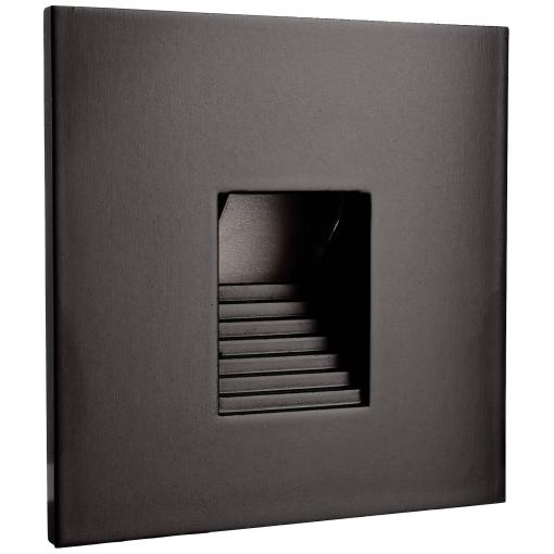 Deko Light Abdeckung eckig schwarz Stufe für Alwaid 930487 kryt černá