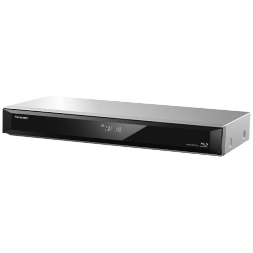 Panasonic DMR-BST765AG Blu-Ray přehrávač/rekordér s HDD 500 GB 4K Upscaling , CD přehrávač, High-Resolution Audio, Twin HD DVB-S tuner, Wi-Fi stříbrná