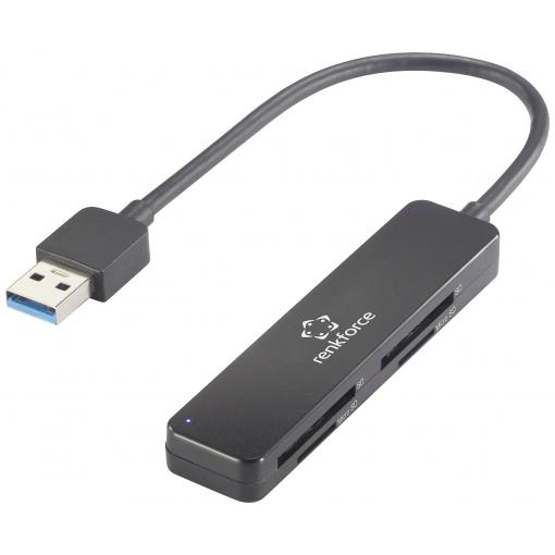 Renkforce RF-PCR-220 externí čtečka paměťových karet USB 3.2 (Gen 1x1) černá