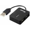 Equip 128952 USB Hub 2 porty USB-A USB 2.0 480 MBit/s černá Equip Life 4 Ports Travel USB Hub - Hub - 4 x USB 2.0
