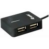 Equip 128952 USB Hub 2 porty USB-A USB 2.0 480 MBit/s černá Equip Life 4 Ports Travel USB Hub - Hub - 4 x USB 2.0