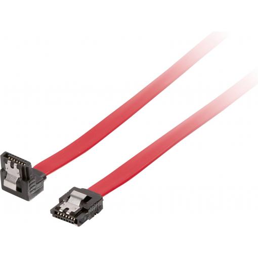 Equip pevný disk kabel [1x - 1x SATA] 0.30 m červená