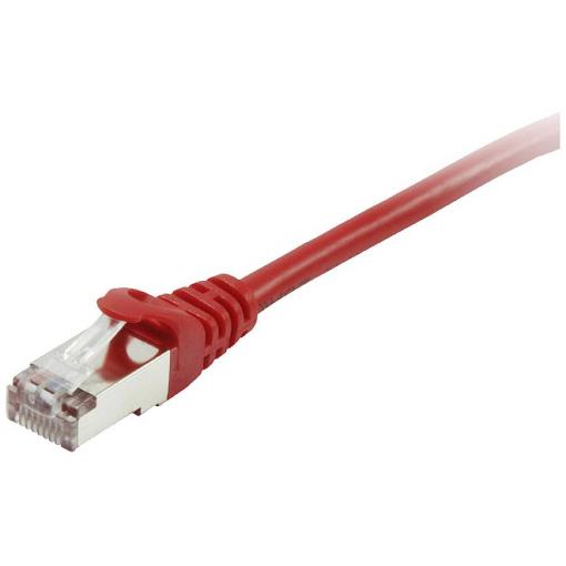 Equip 605520 RJ45 síťové kabely, propojovací kabely CAT 6 S/FTP 1.00 m červená pozlacené kontakty 1 ks