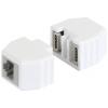 Allnet 201008, zásuvkový modul RJ45, zástrčka, rovná, bílá, 50 ks