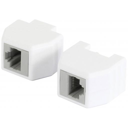 Allnet 201008, zásuvkový modul RJ45, zástrčka, rovná, bílá, 50 ks