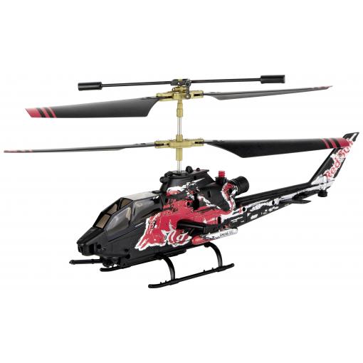 Carrera RC Red Bull Cobra TAH-1F RC model vrtulníku pro začátečníky RtF