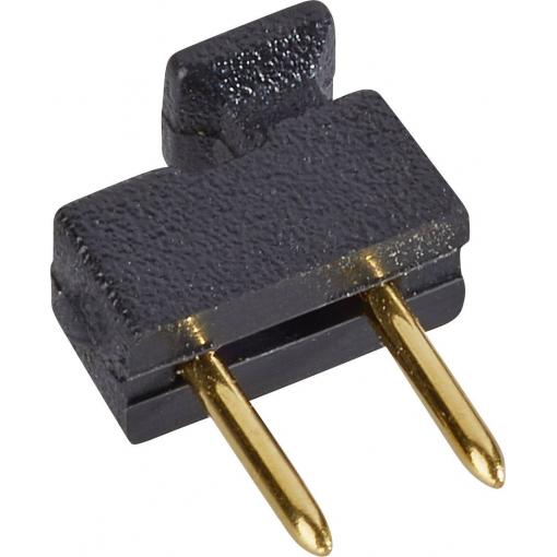 TRU COMPONENTS 161-10-00-0-TC 161-10-00-0-TC zkratovací můstek Rastr (rozteč): 2.54 mm Počet kontaktů v řadě:2 Množství: 1 ks