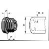 PB Fastener 085 0120 699 03 záslepky Tloušťka montážní desky (max.) 2 mm polyetylén černá 1 ks