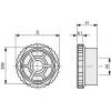 PB Fastener KN50 zasouvací matice Tloušťka montážní desky (max.) 2 mm polyamid černá 1 ks